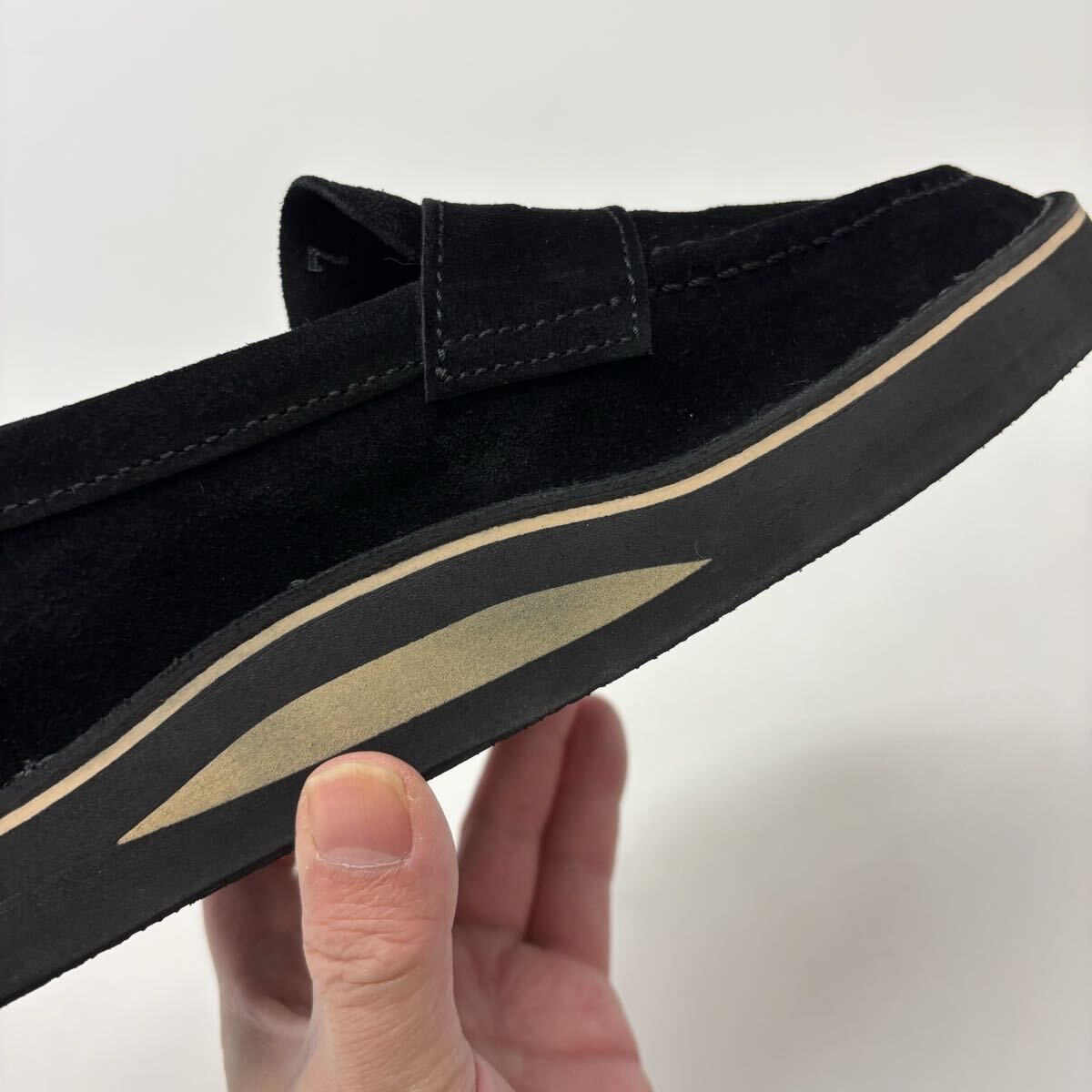 良品 VAR PENNY BLACK SUEDE ペニー ブラック スウェード ローファー