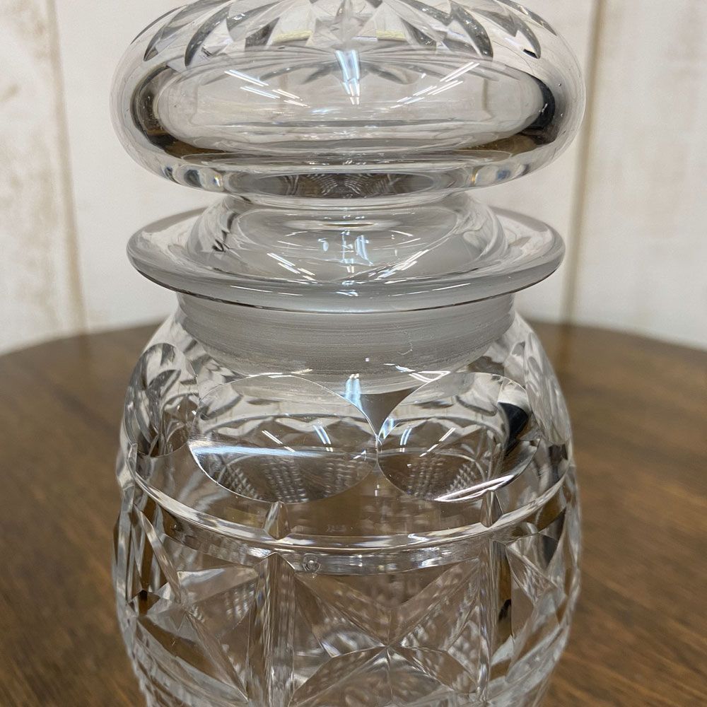 アンティーク　ピクルスジャー　シルバートング付　ガラス　ビスケットジャー アンティーク ガラス ピクルスジャー 英国直輸入 [23A835] - メルカリ