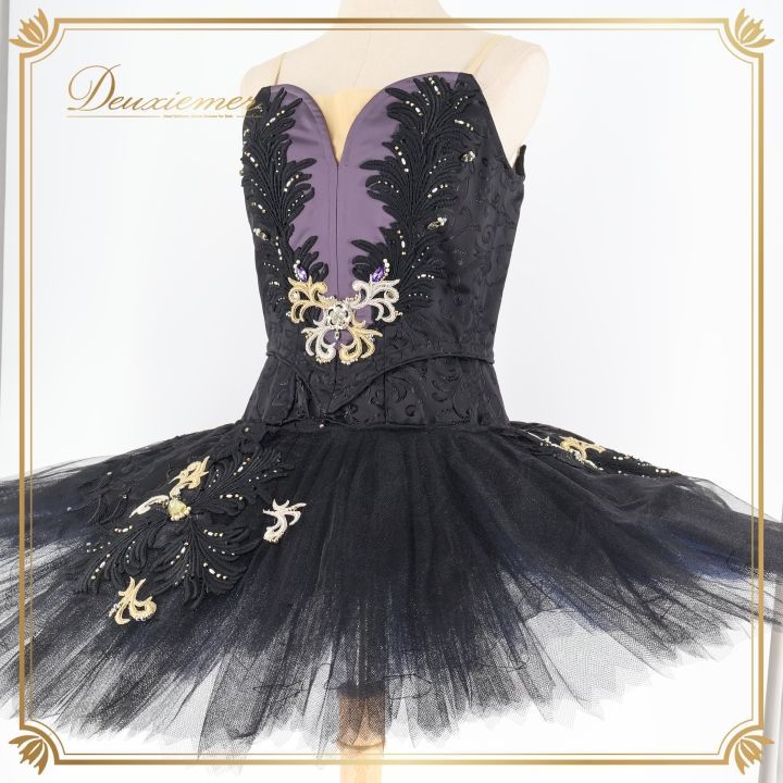 黒鳥バレエチュチュ衣装Sサイズ150〜165cm発表会舞台コンクールエスメ 黒鳥バレエチュチュ衣装Sサイズ150〜165cm発表会舞台コンクールエスメ