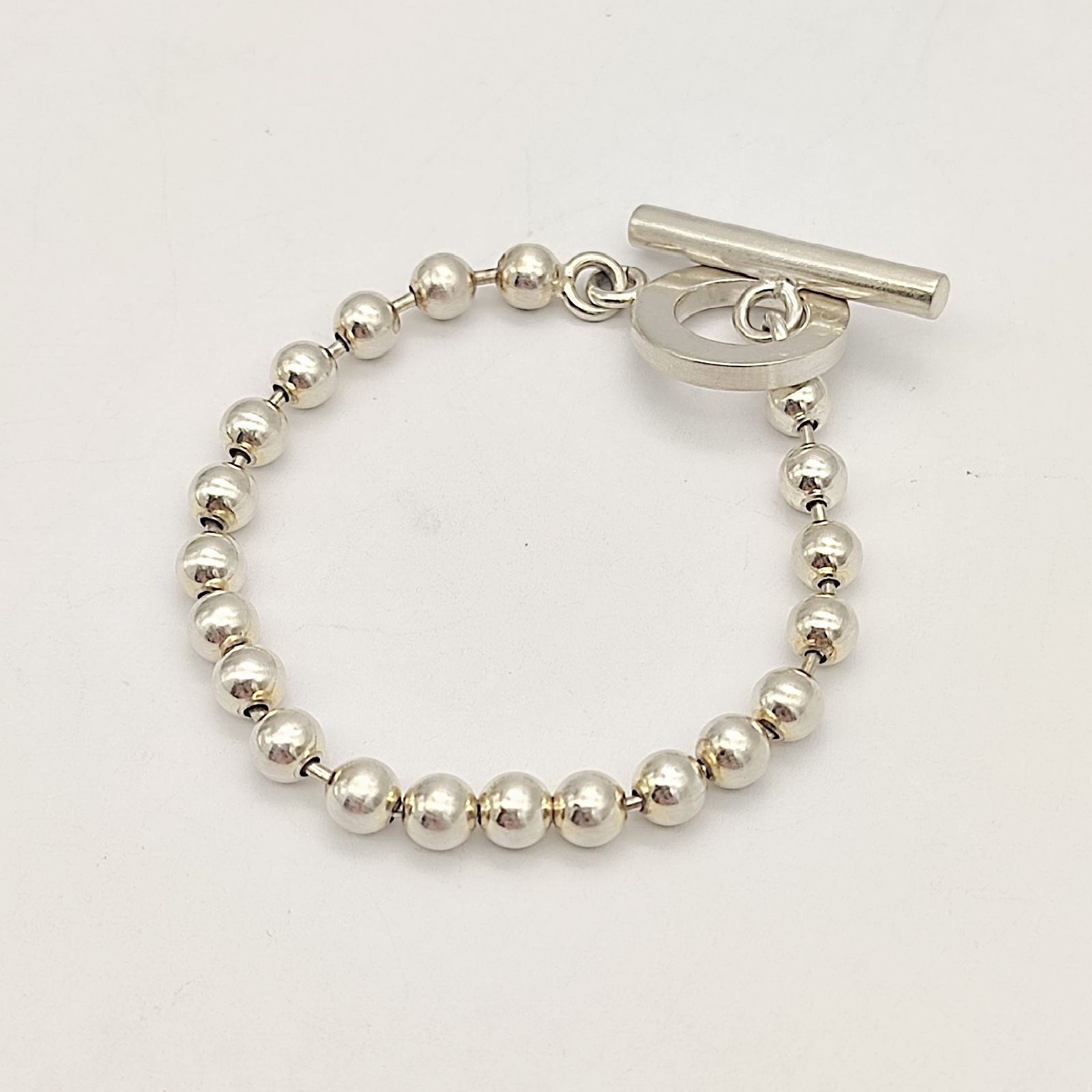 美品】GUCCI グッチ ボールチェーンブレスレット SILVER シルバー925