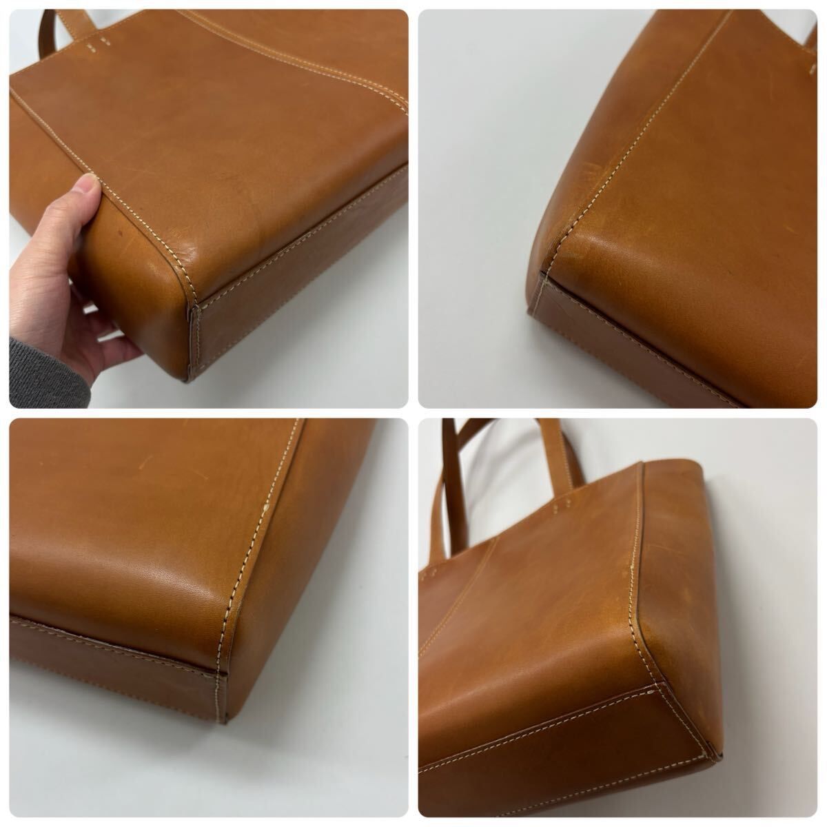 土屋鞄 本革 トートバッグ 土屋鞄◇トートバッグ/レザー/BRW : セカンドストリートYahoo!店