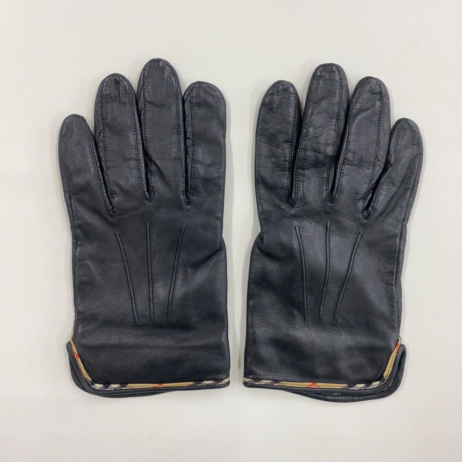 最終値下げ⭐︎BURBERRY レザーグローブ　M バーバリー　手袋　ミトン 1423286958.jpg?1639218690