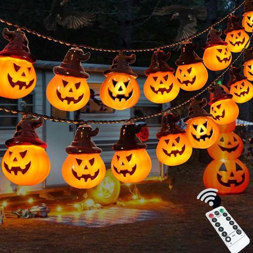 ジャック・オー・ランタン LED パンプキンライト XLサイズ 大きい