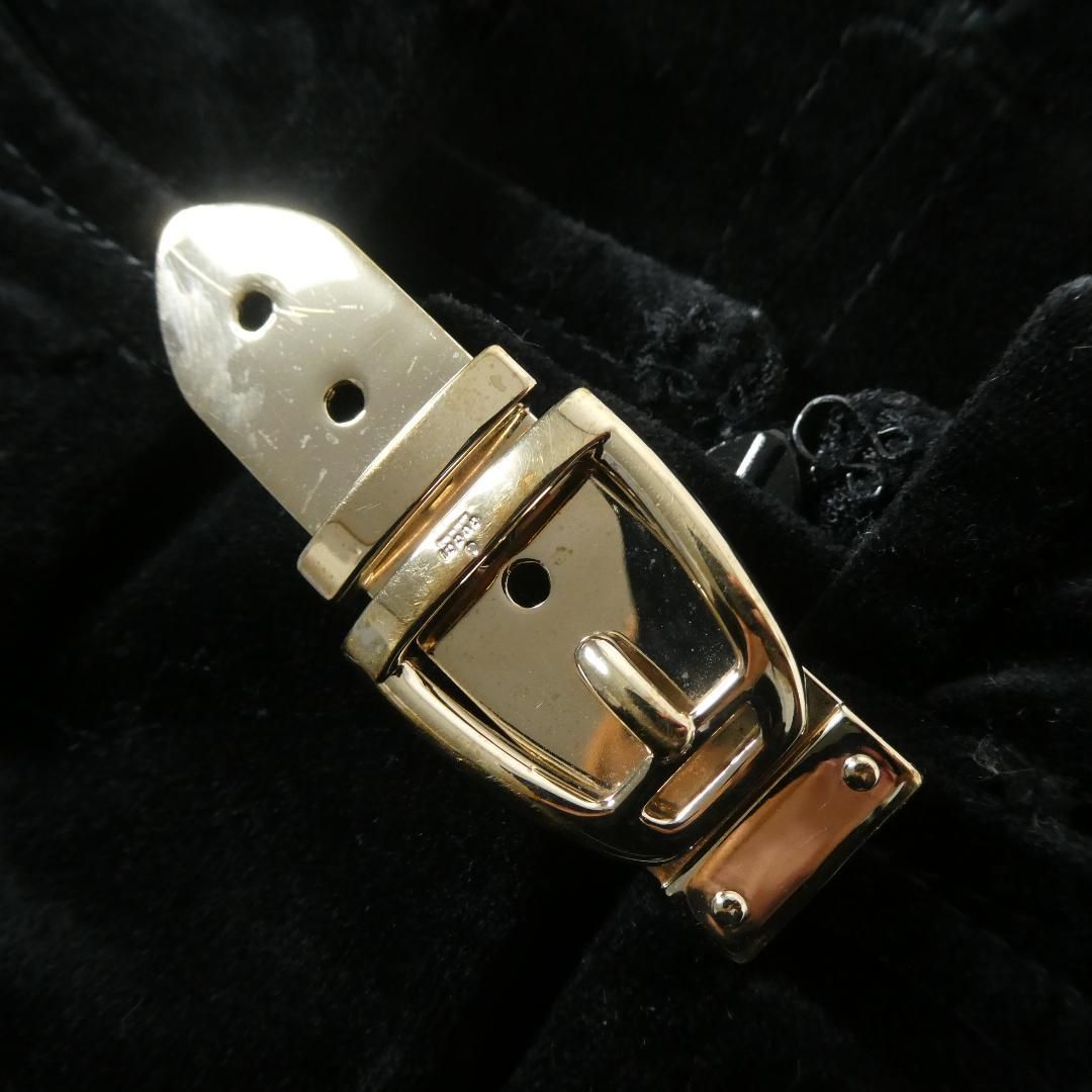 美品 GUCCI グッチ サイズ40 トムフォード期 ベロア ベルト型バックル