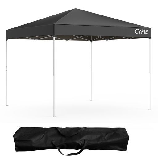 CYFIEタープテント3mx3mワンタッチテント屋根テント高さ3段階調節日よ