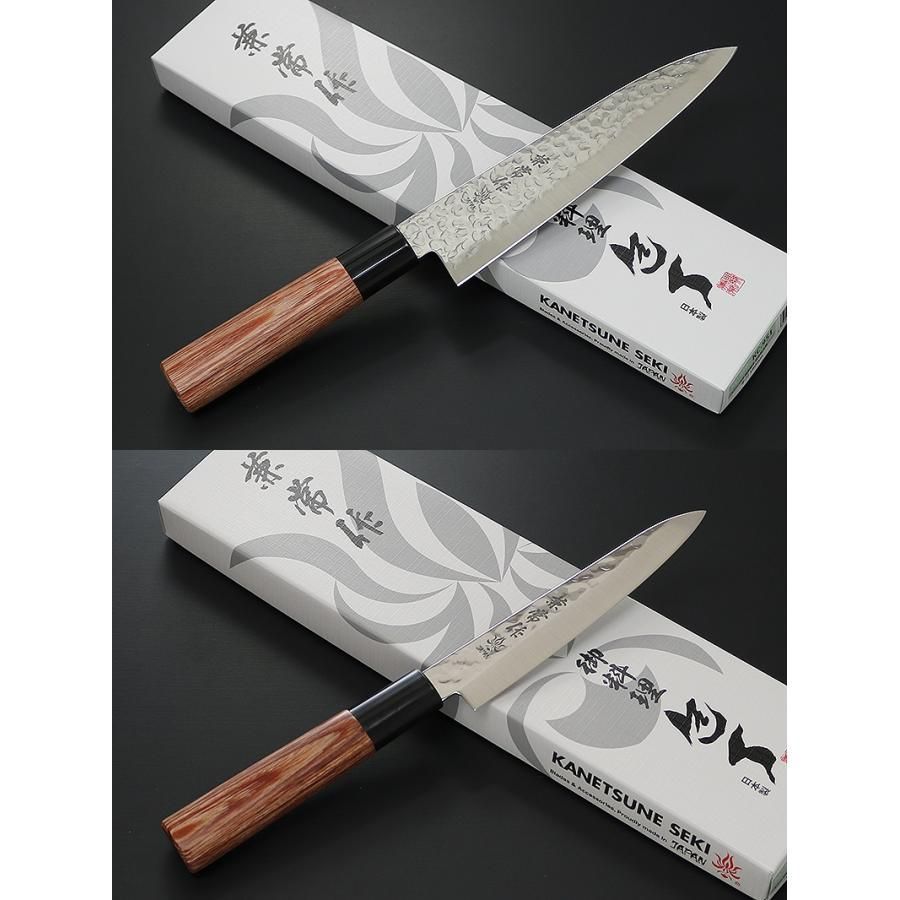 包丁 日本製 KC-951 牛刀 180mm + KC-954 ペティナイフ 120mm 兼常作