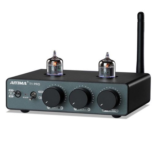 AIYIMAT1proJAN5725WTUBE真空管Bluetooth5.1プリアンプトリガー付き