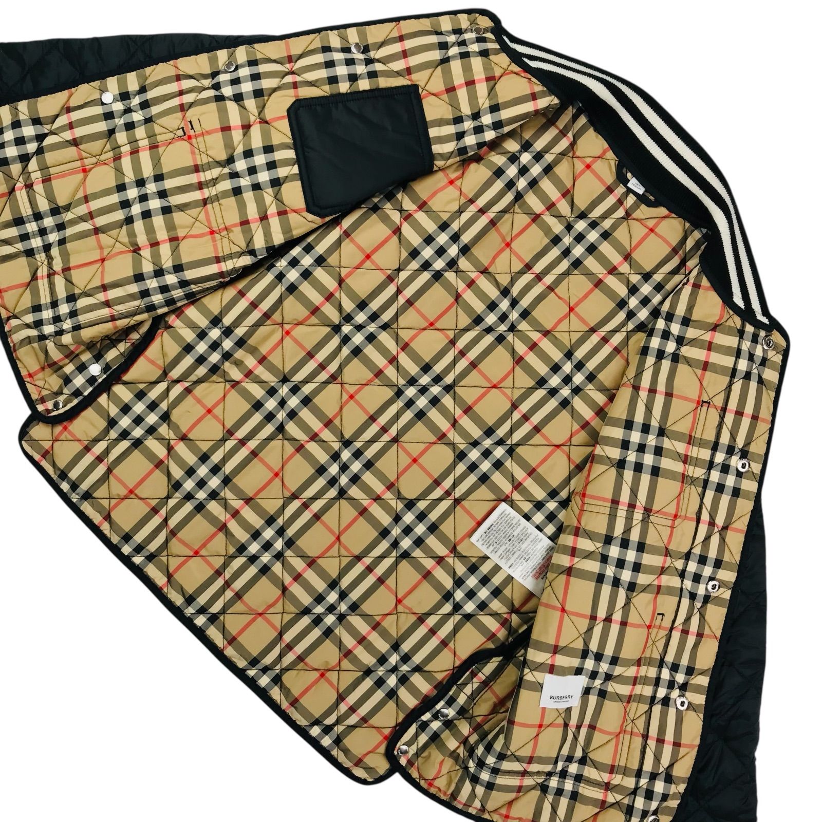 バーバリー ブレザー ジャケット キャメル系 ワッペン付き 金ボタン