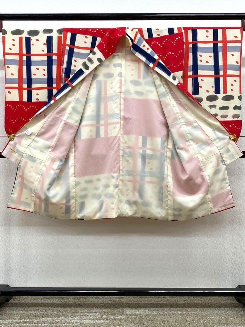 二尺袖 tsumori chisato ポリエステル着物 猫 袴用 MOP580 レディース