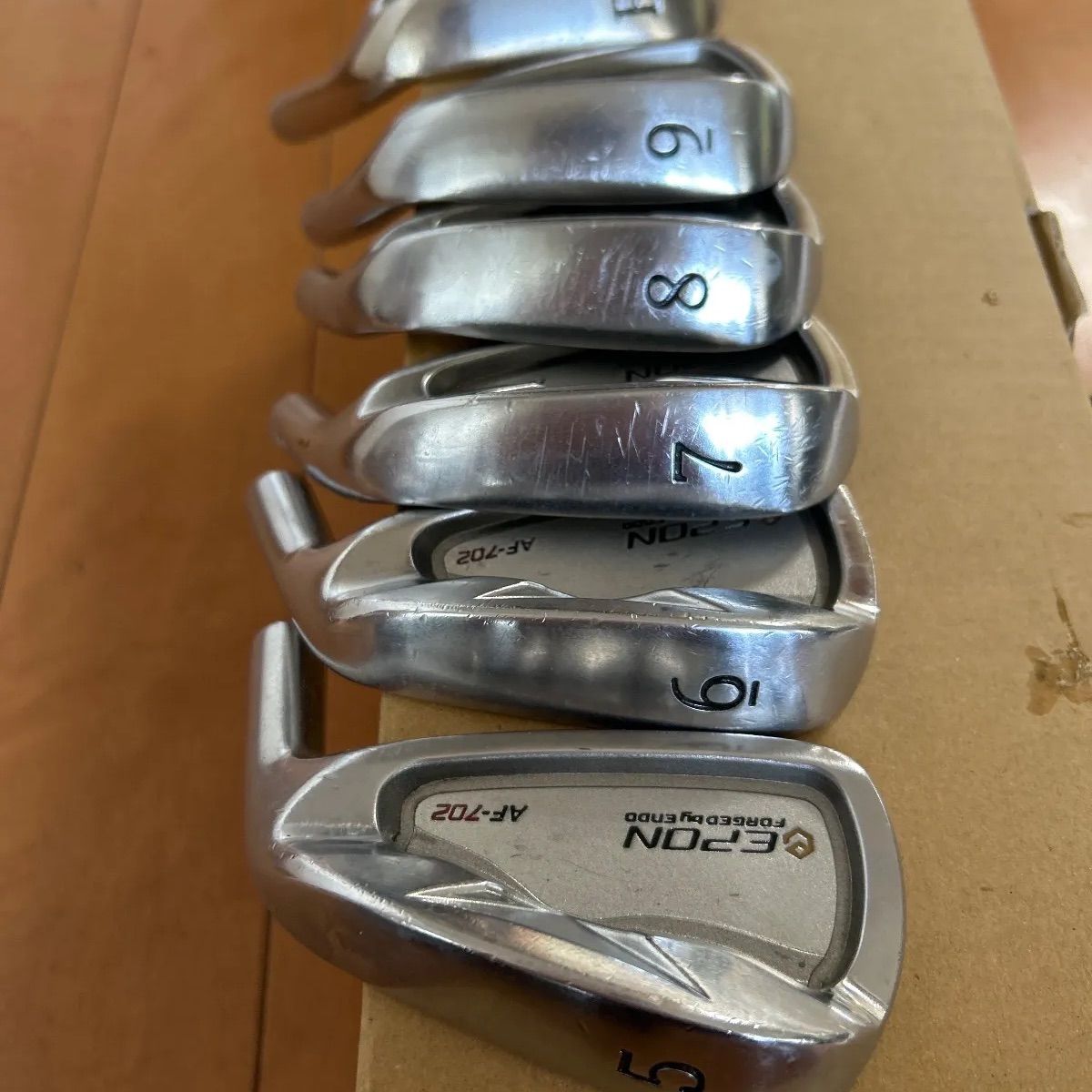 ★EPONアイアン AF-702 (5〜P 6本セット) エポン AF-702 ヘッド単品(5〜P) 6本セット - メルカリ