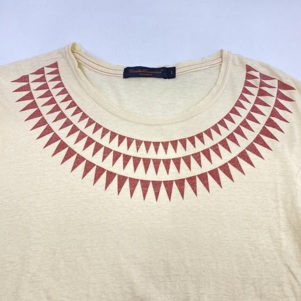 中古】UNDER COVER 03ss SCAB期 GIZ柄 S/S Tee イエロー×レッド サイズ