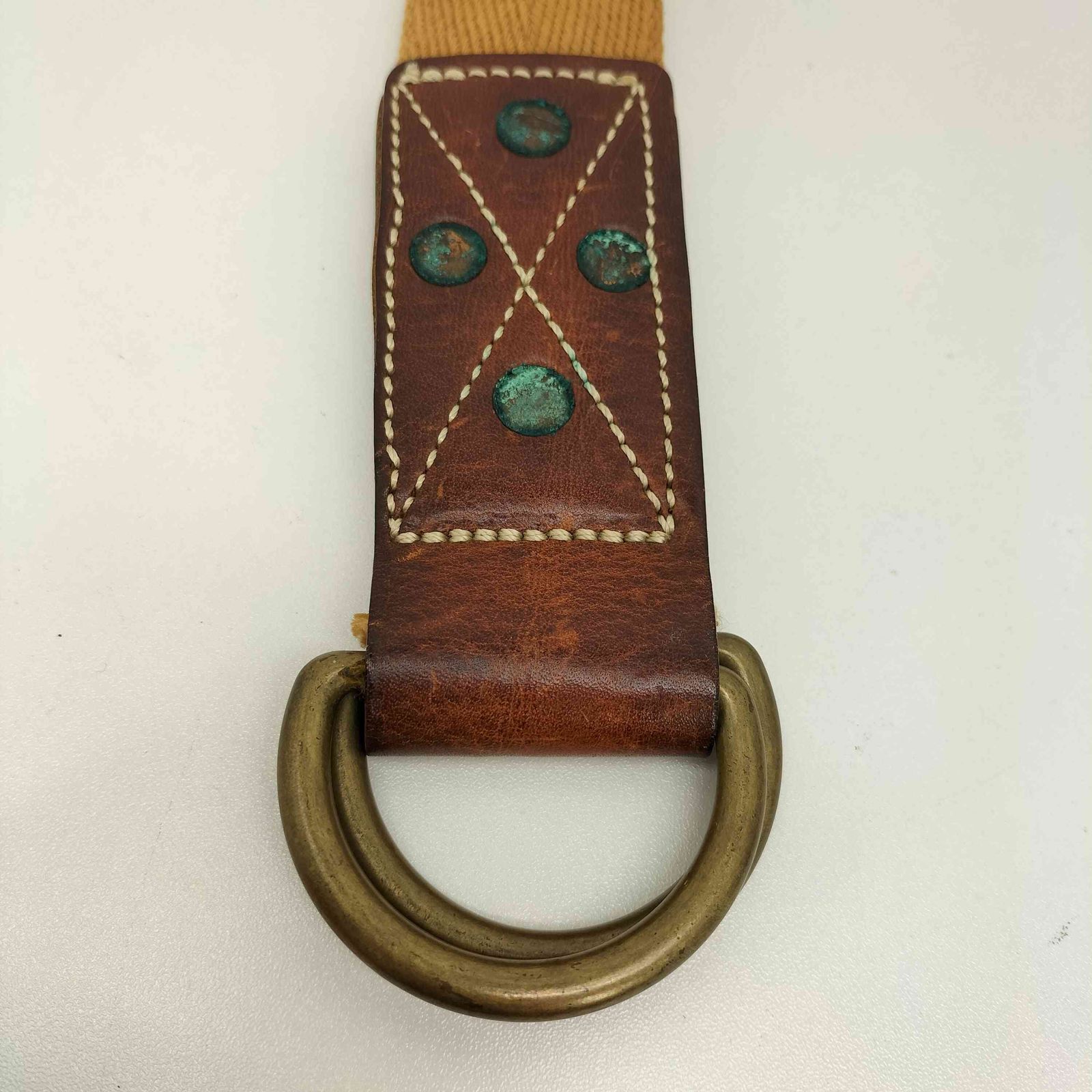 【超希少品】RRL ラルフローレン レザーベルト サイズ28 ダブルアールエルラルフローレン RRL RALPH LAUREN イタリア製 レザー