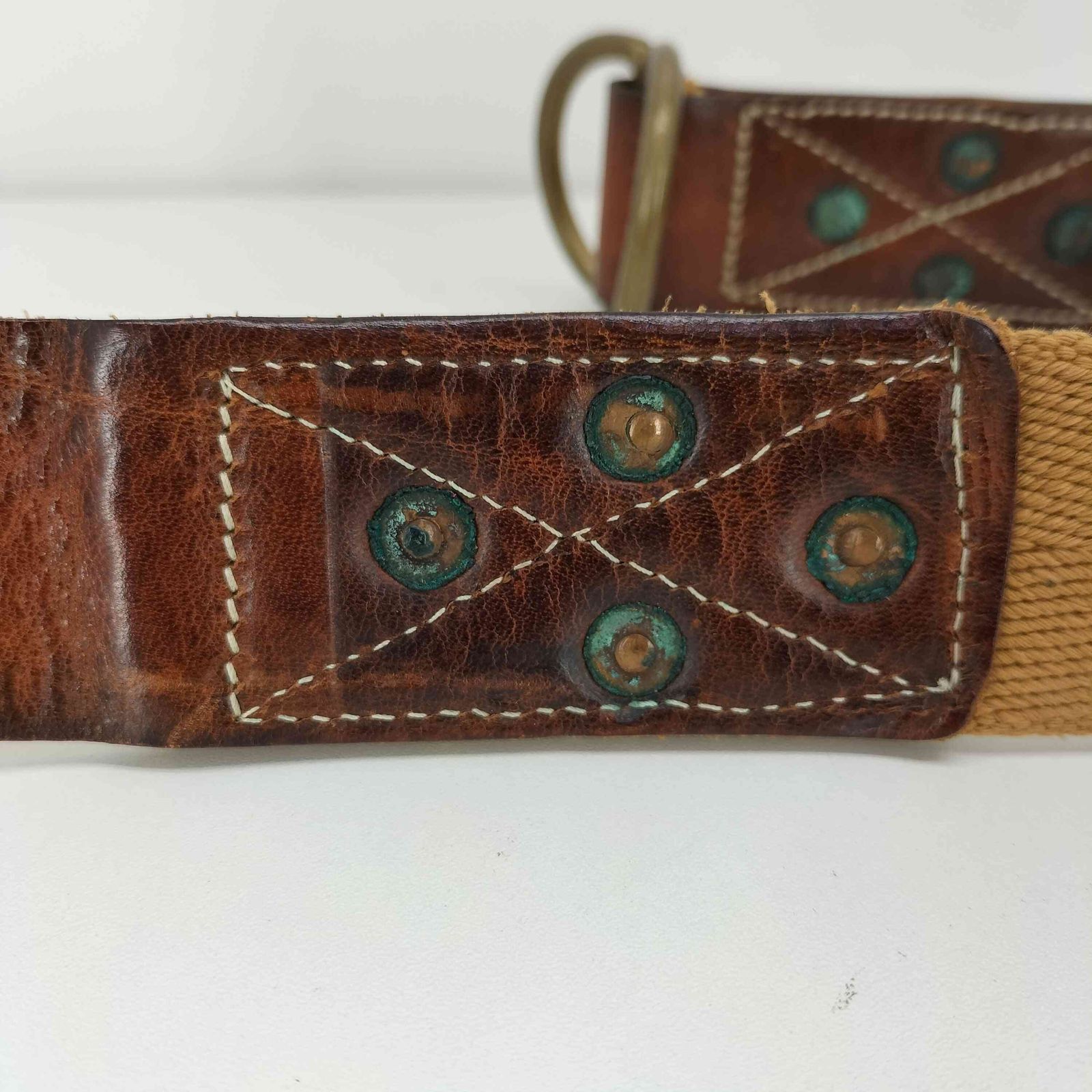 ダブルアールエルラルフローレン RRL RALPH LAUREN イタリア製 レザー