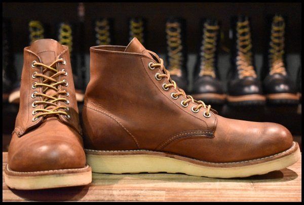 7 5 D 10年 レッドウィング 9111 アイリッシュセッター 茶 カッパー ラフ＆タフ プレーントゥ 編み上げ ブーツ redwing FL 339