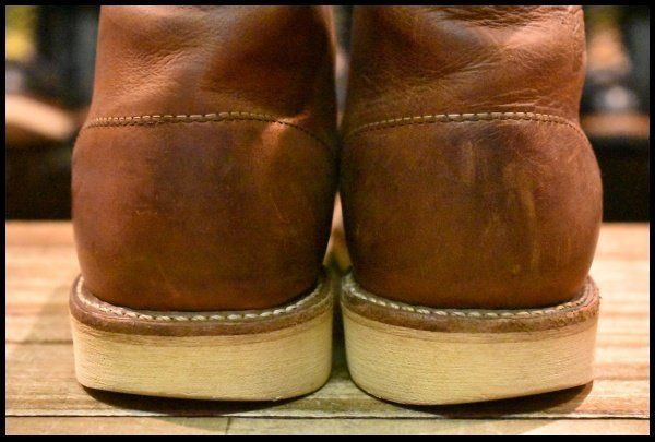  7 5 D 10年 レッドウィング 9111 アイリッシュセッター 茶 カッパー ラフ＆タフ プレーントゥ 編み上げ ブーツ redwing FL 339 ワークブーツ ブーツ 革靴