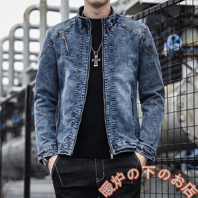デニムジャケット メンズ ジージャン Gジャン ライターズジャケット