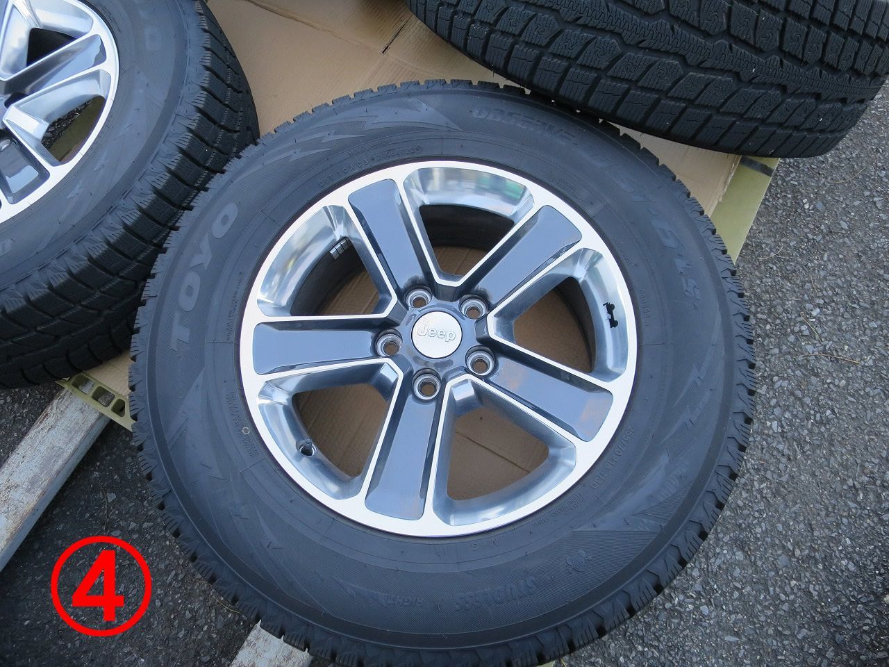 Jeep ラングラー JL スタッドレス&サハラ純正ホイール4本セット 【公式