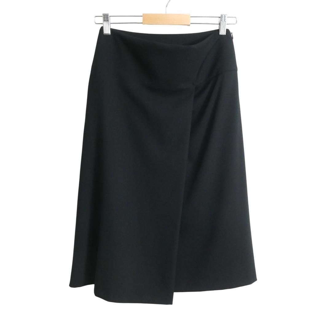 極美品 HERMES エルメス サイズ36 ウール ミモレ丈 ロング丈 ロング