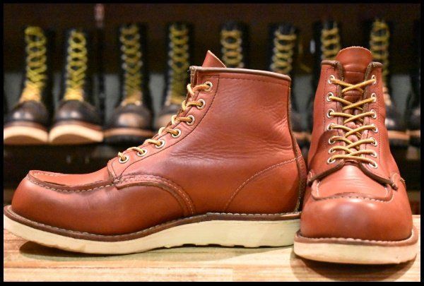 犬タグ復刻 RED WING レッドウィング 8875 モックトゥブーツ 9.5 7D 良品 犬タグ復刻 23年】レッドウィング 8875 アイリッシュセッター
