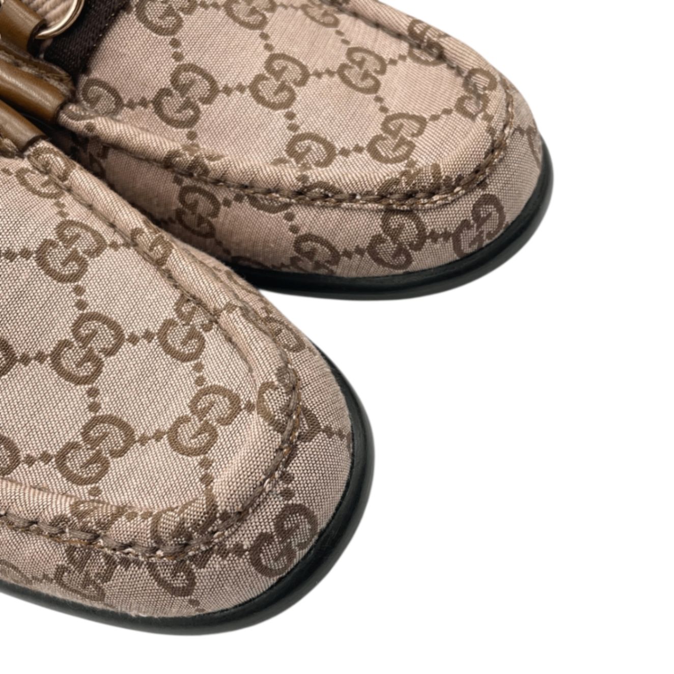 未使用品 GUCCI グッチ ローファー シューズ 靴 モカシン ホースビット