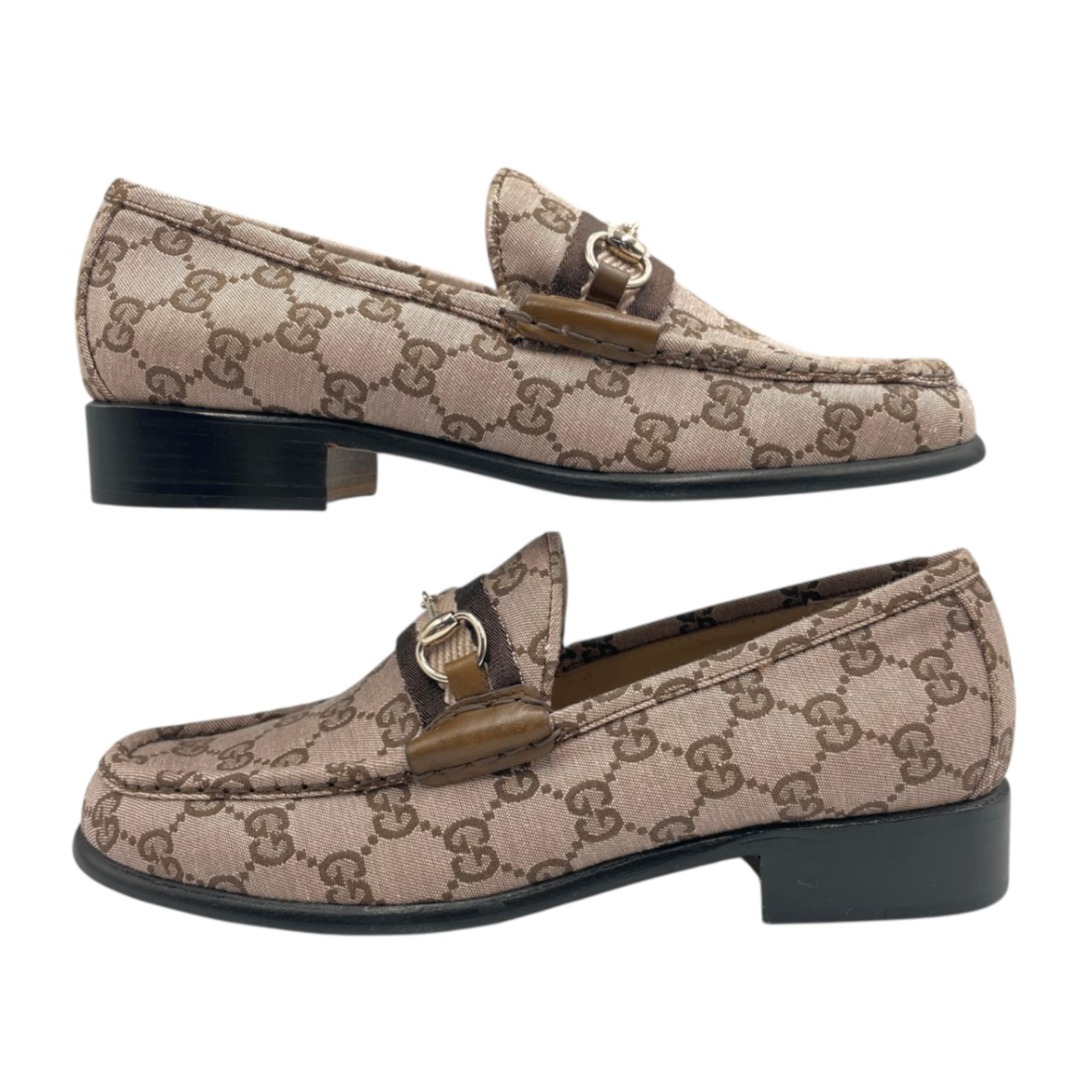 未使用品 GUCCI グッチ ローファー シューズ 靴 モカシン ホースビット