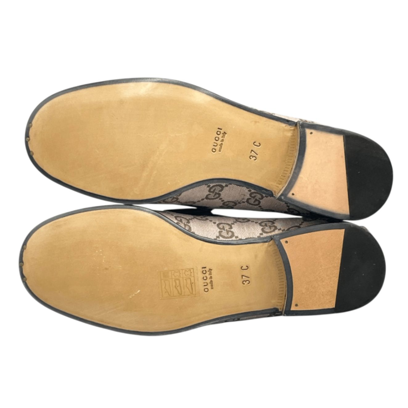 未使用品 GUCCI グッチ ローファー シューズ 靴 モカシン ホースビット