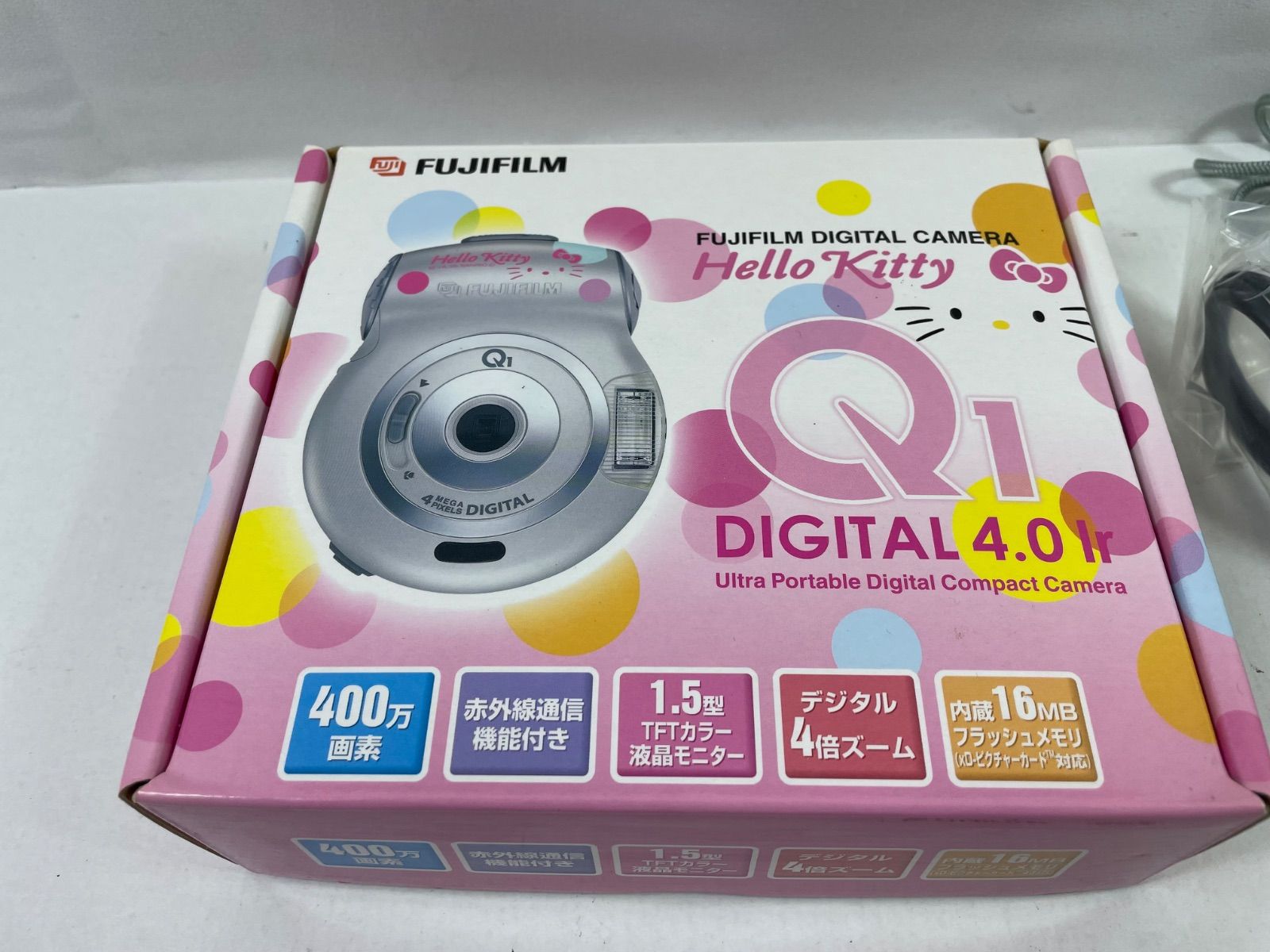 A2366・FUJIFILM Hello Kitty Q1 デジタルカメラ レア品 ※電源不良