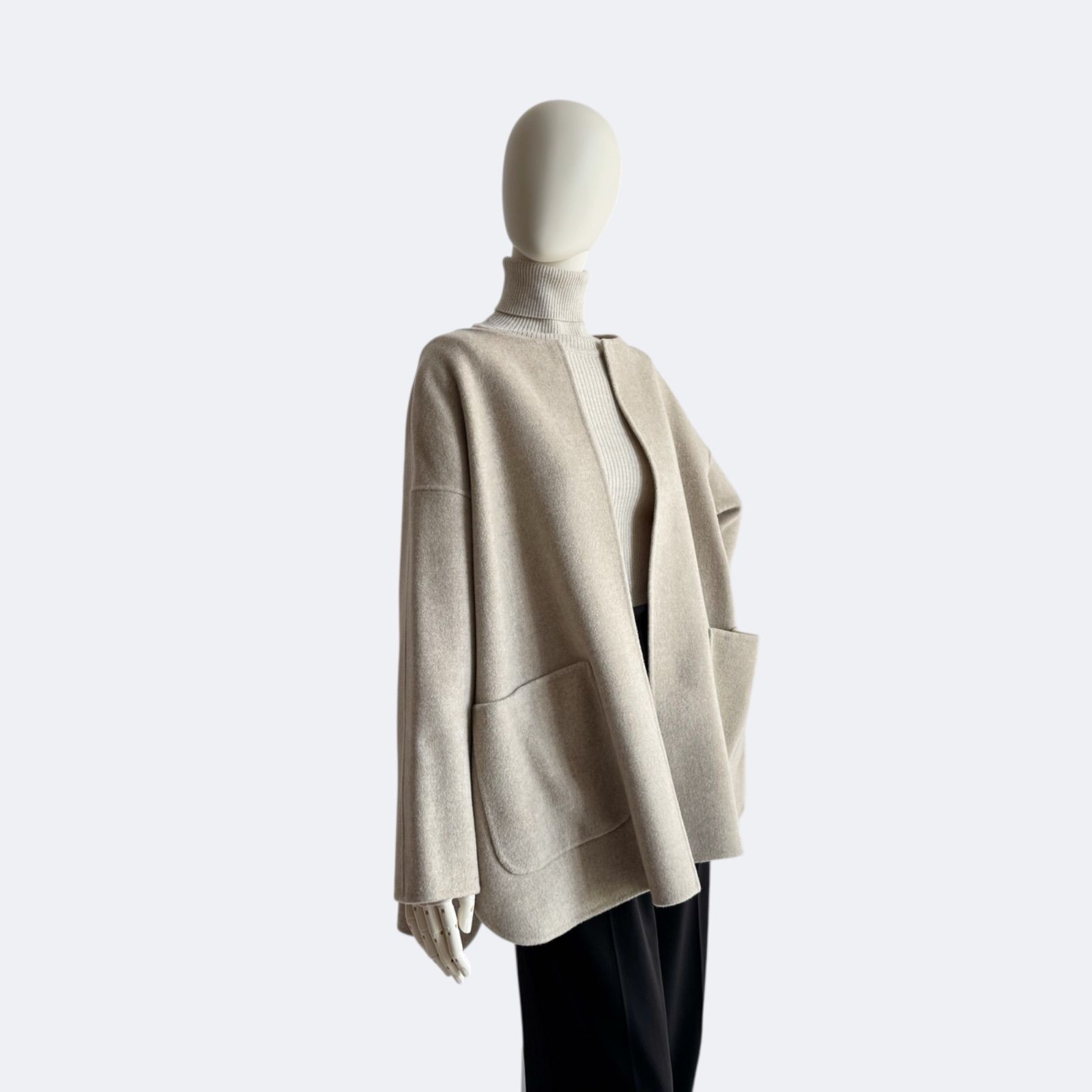 未使用級★ANAYI★シャルムリバーフーデットコート★ウール100％★ ANAYI アナイ シャルムリバー ケープコート ウール100 日本製 - メルカリ