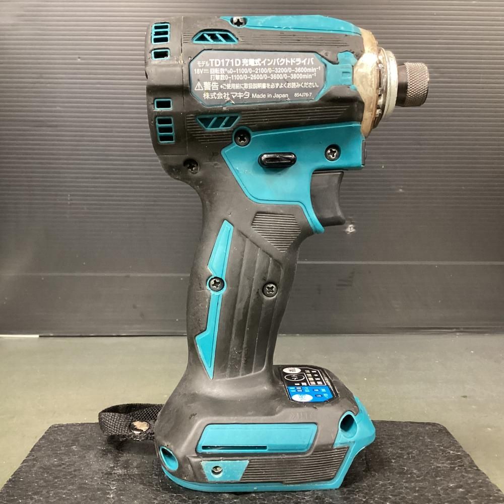 まちちゃん　中古　マキタ TD171DZW 18V 充電式 インパクトドライバ 中古】マキタ/makita TD171DZ 18V充電式インパクトドライバ 【202