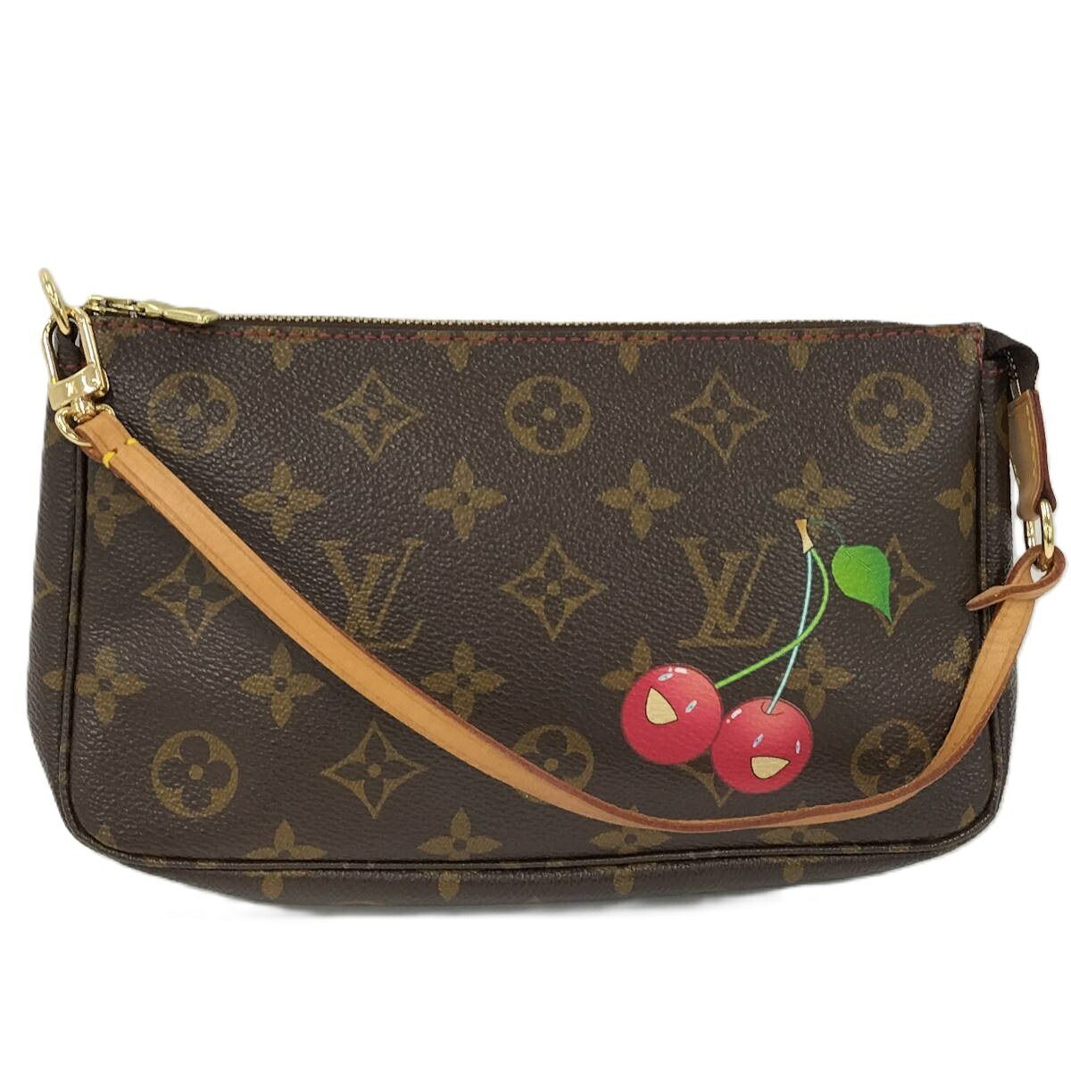 LOUIS VUITTON ポシェット アクセソワール ポーチ チェリー モノグラム