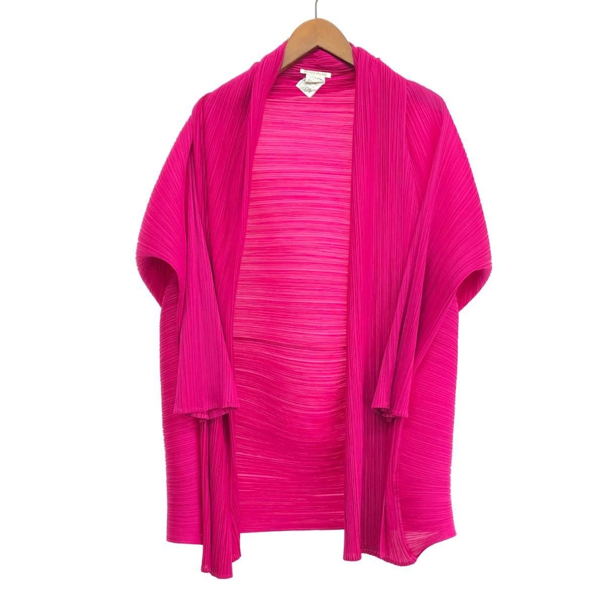 Pleats Please カーディガン ピンク サイズ3 PLEATS PLEASE ISSEY MIYAKE - 良品 プリーツプリーズ イッセイミヤケ