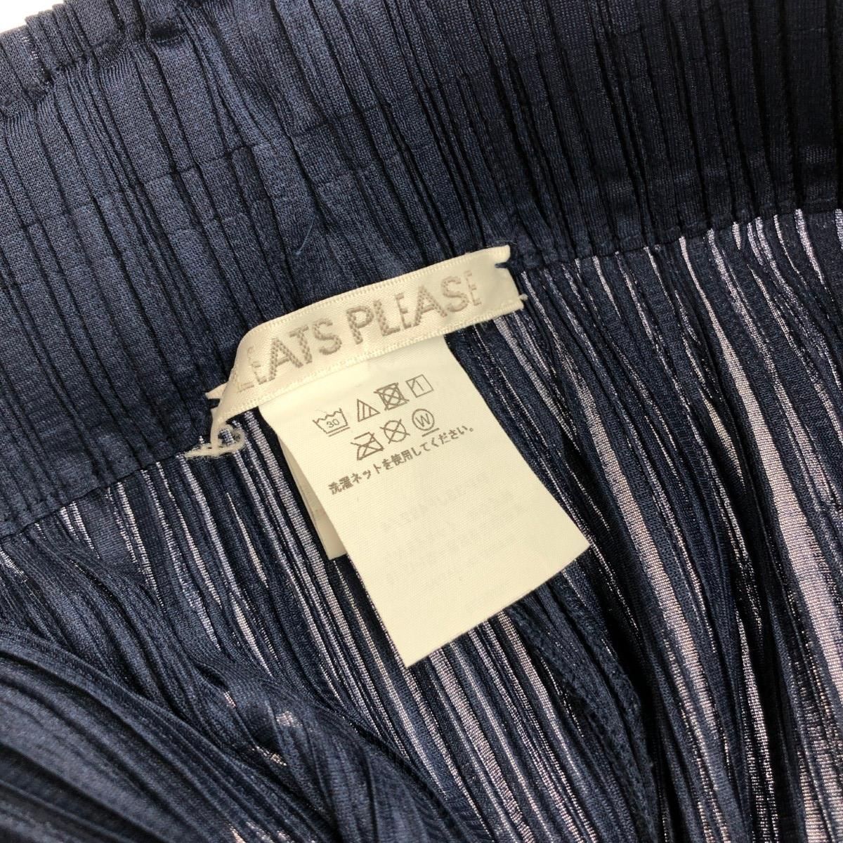 PLEATS PLEASE プリーツプリーズ プリーツワイドパンツ サイズ:4