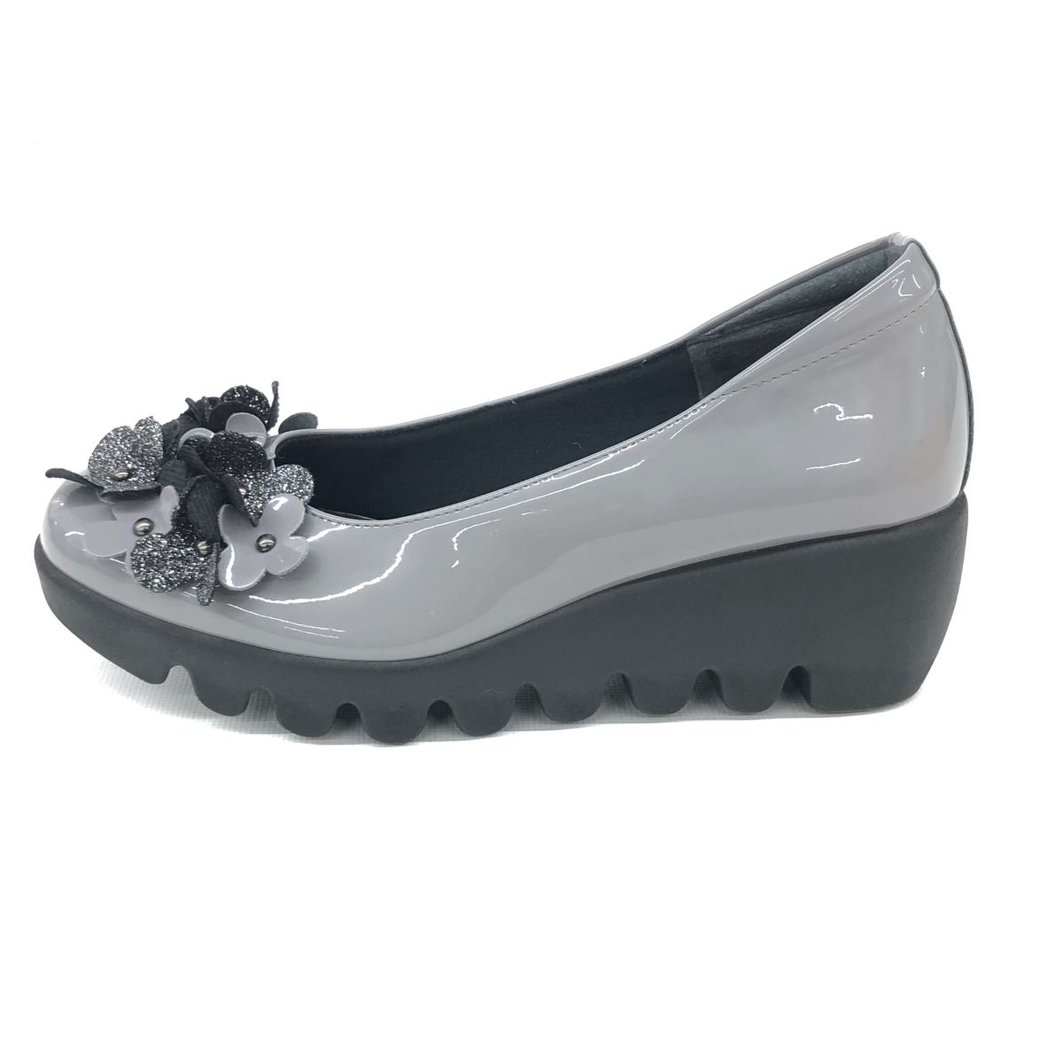 hills avenue ヒルズアベニュー パンプス 表記サイズ:22cm フラワー