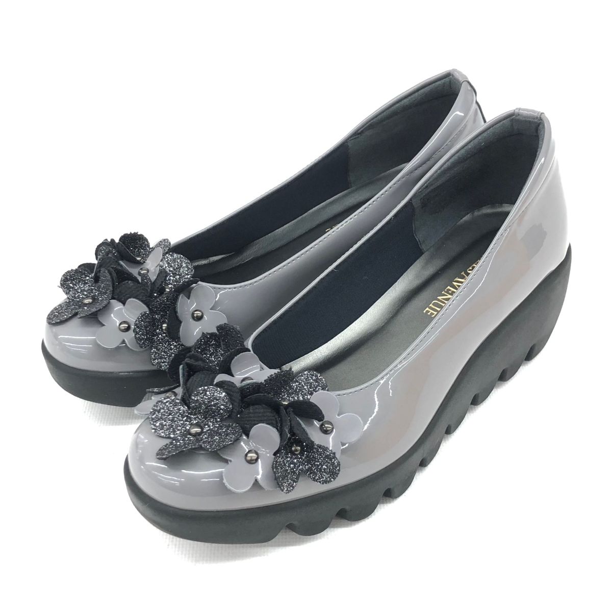 hills avenue ヒルズアベニュー パンプス 表記サイズ:22cm フラワー