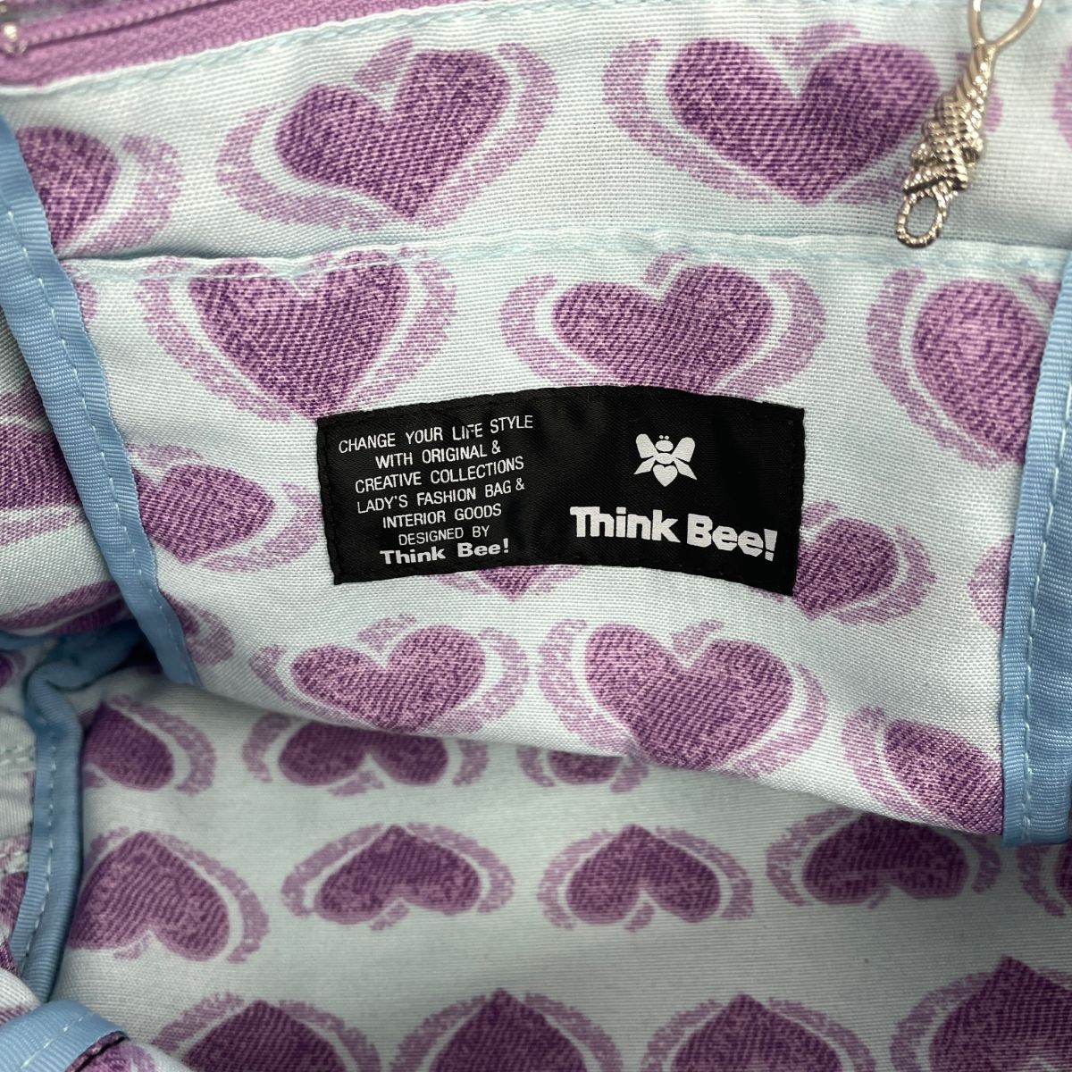 Think Bee シンクビー リュック グッドナイト ハート パイル地 