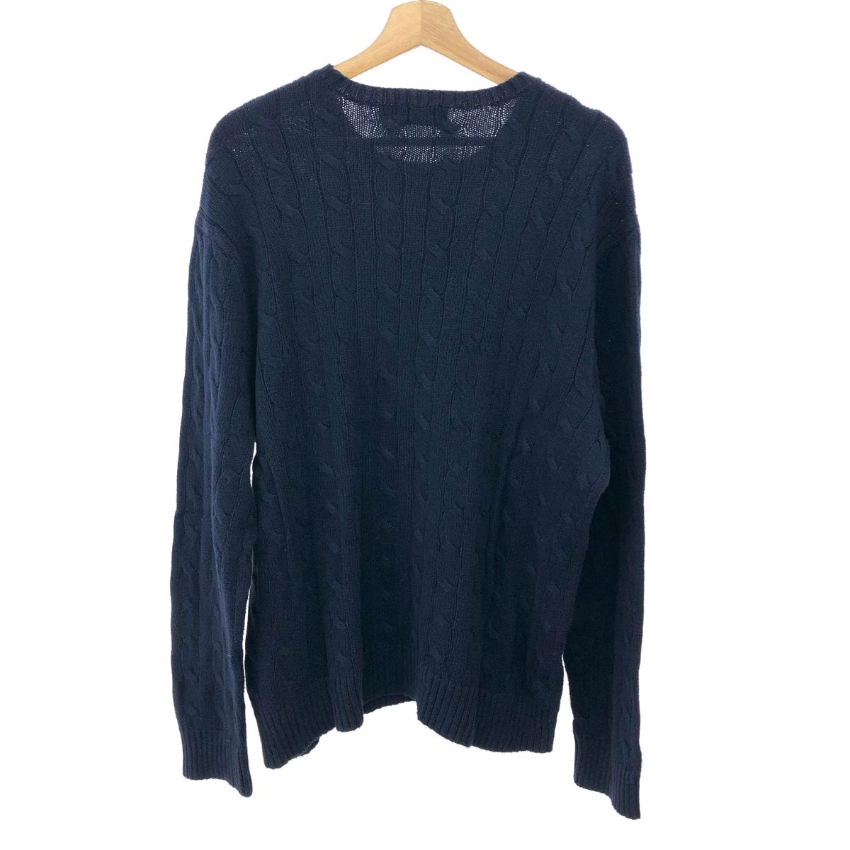 POLO RALPH LAUREN ポロラルフローレン 長袖ケーブルニット サイズ:XL 