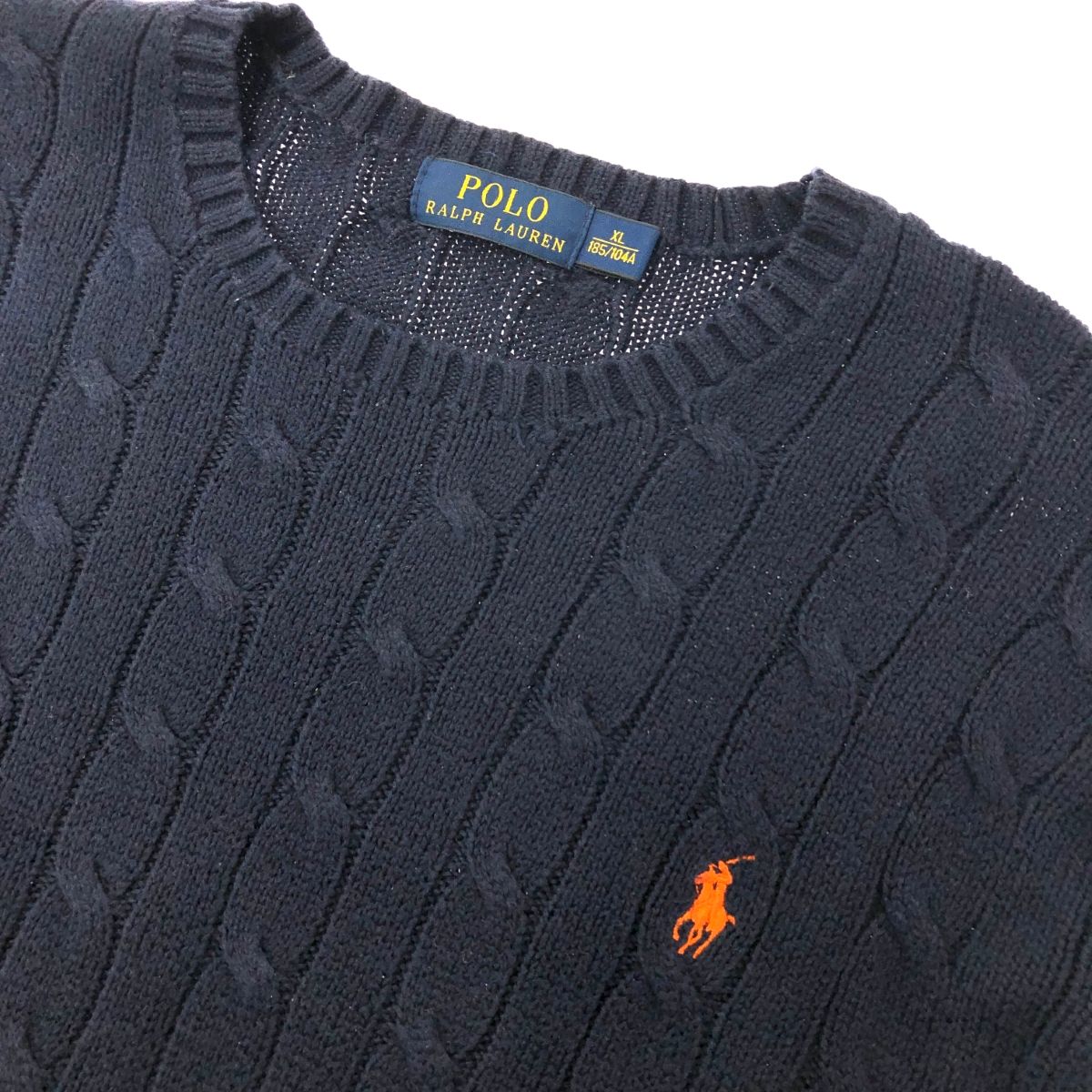 POLO RALPH LAUREN ポロラルフローレン 長袖ケーブルニット サイズ:XL 