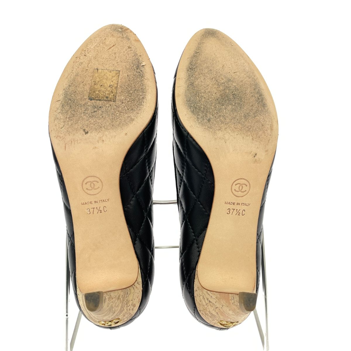 CHANEL シャネル パンプス/マトラッセ 表記サイズ:37 1/2 キルティング