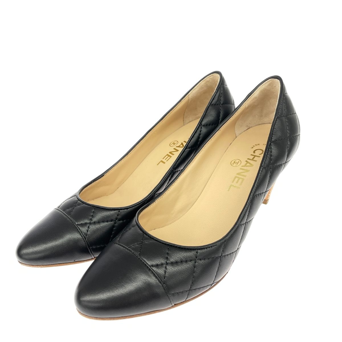 CHANEL シャネル パンプス/マトラッセ 表記サイズ:37 1/2 キルティング