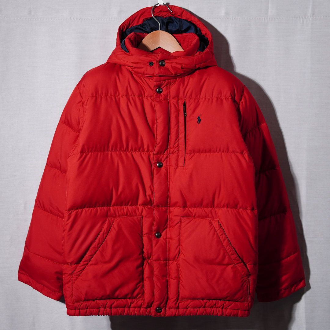 Polo by Ralph Lauren 赤 Y2Kダウンジャケット M ポロラルフローレン Polo by Ralph Lauren ダウンジャケット M 相当
