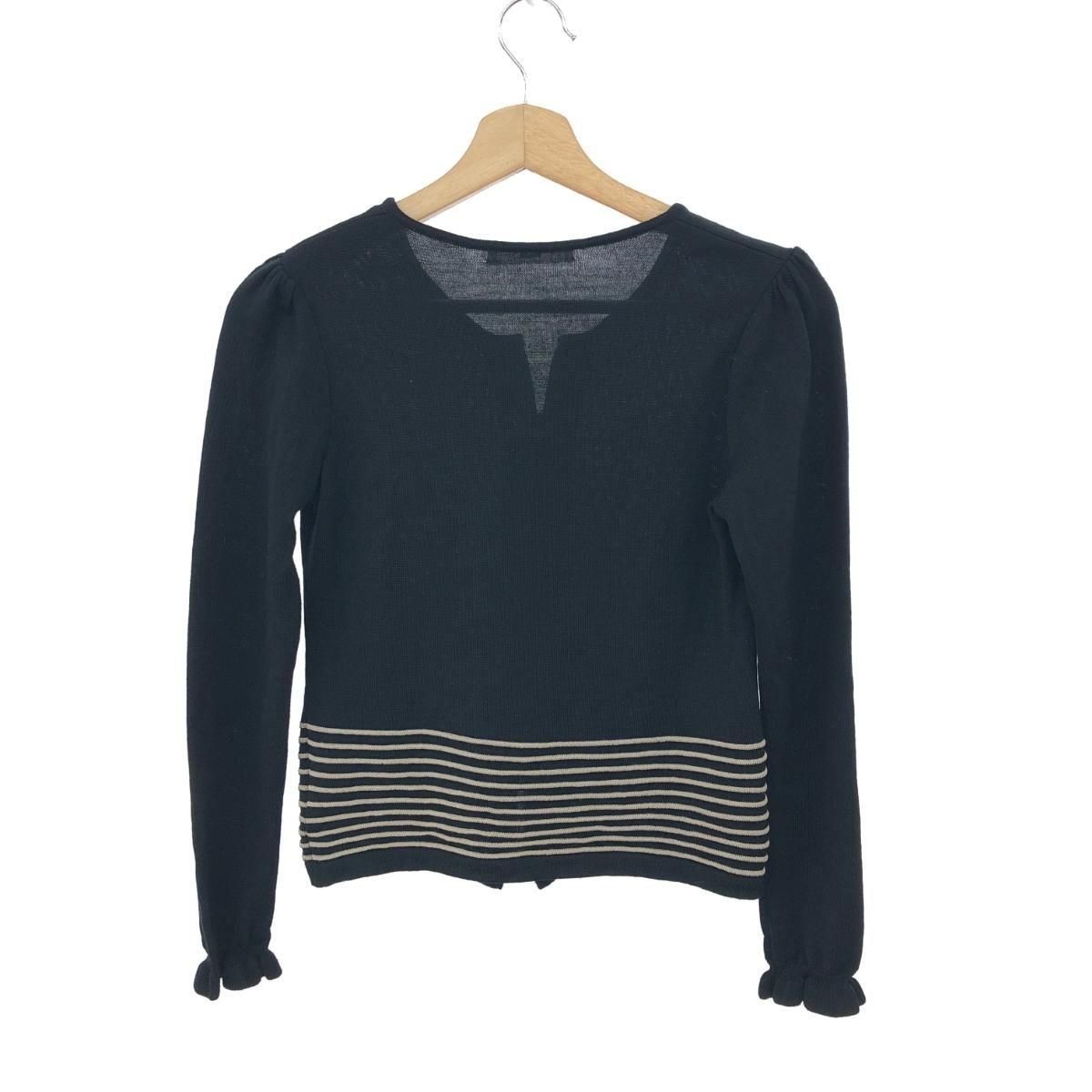 RENE ルネ ダブルジップカーディガン サイズ:34 パール/長袖 ウール