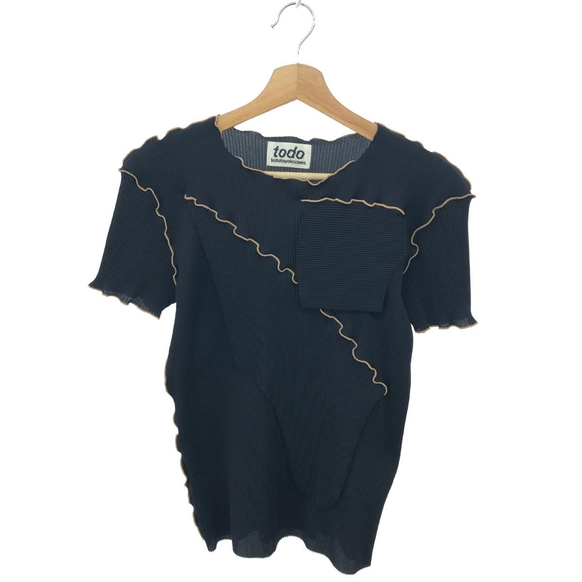 todo kotohayokozawa トゥードゥー　コトハヨコザワ ワンピース レディース 【古着】【中古】 todo kotohayokozawa トゥードゥー コトハヨコザワ プリーツカットソー