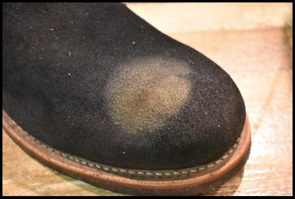  9 D 10年 レッドウィング 8274 黒スエード エンジニア ブラック ラフアウト スチールトゥ プルオン ブーツ redwing FL 355 エンジニアブーツ ブーツ 革靴