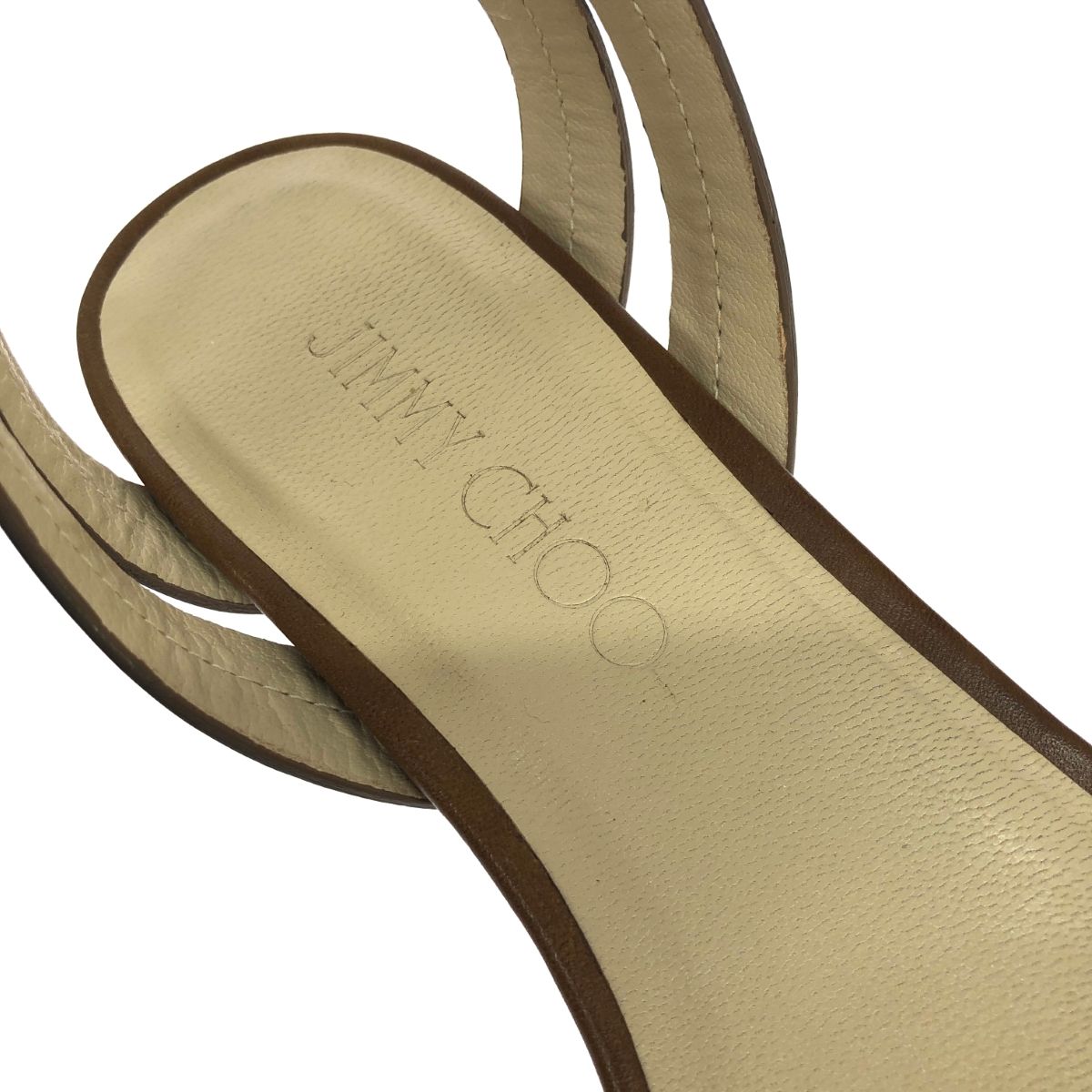 JIMMY CHOO ジミーチュウ サンダル 表記サイズ:36 ブラウン レディース