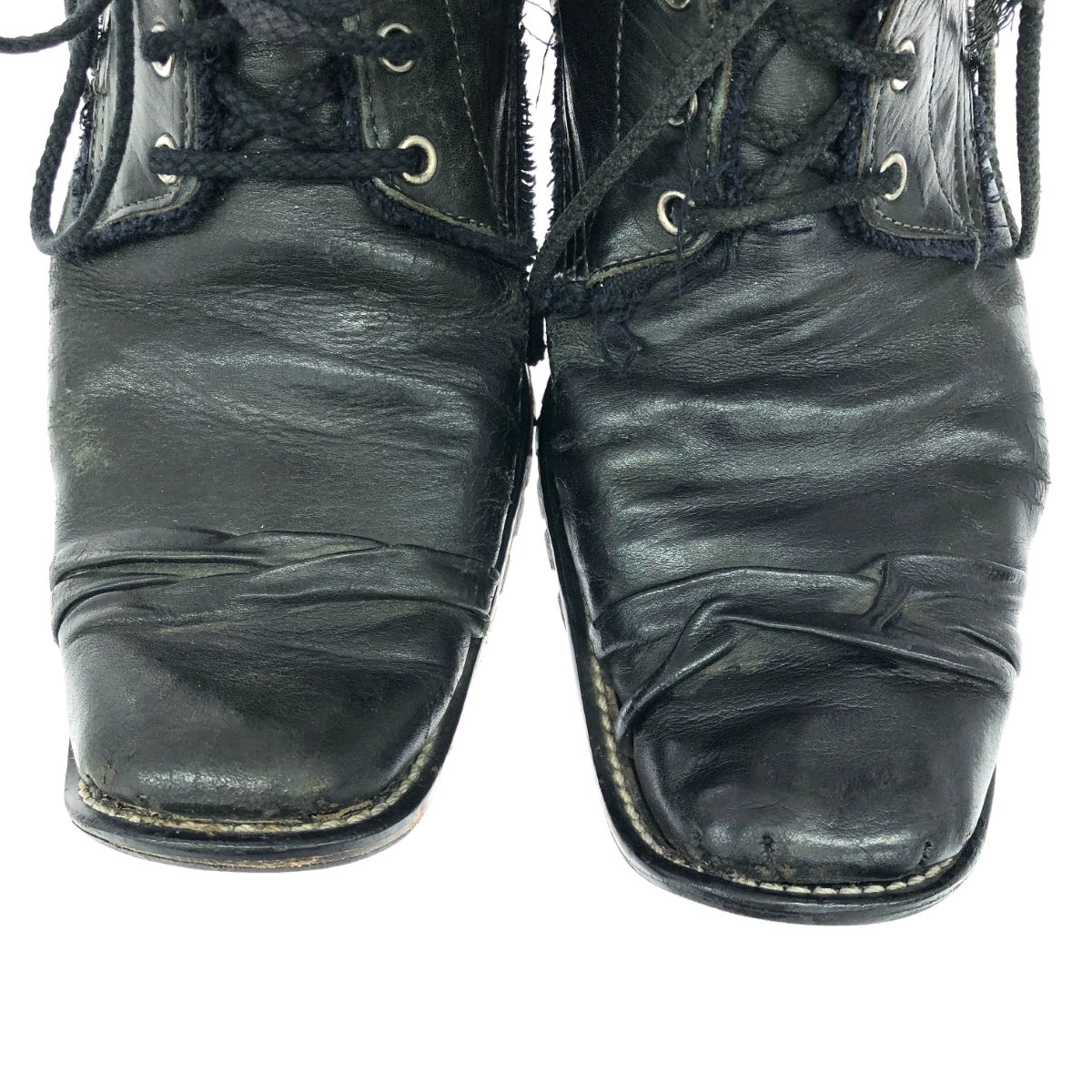 HIROMU TAKAHARA ヒロムタカハラ レースアップブーツ 表記サイズ:41 1