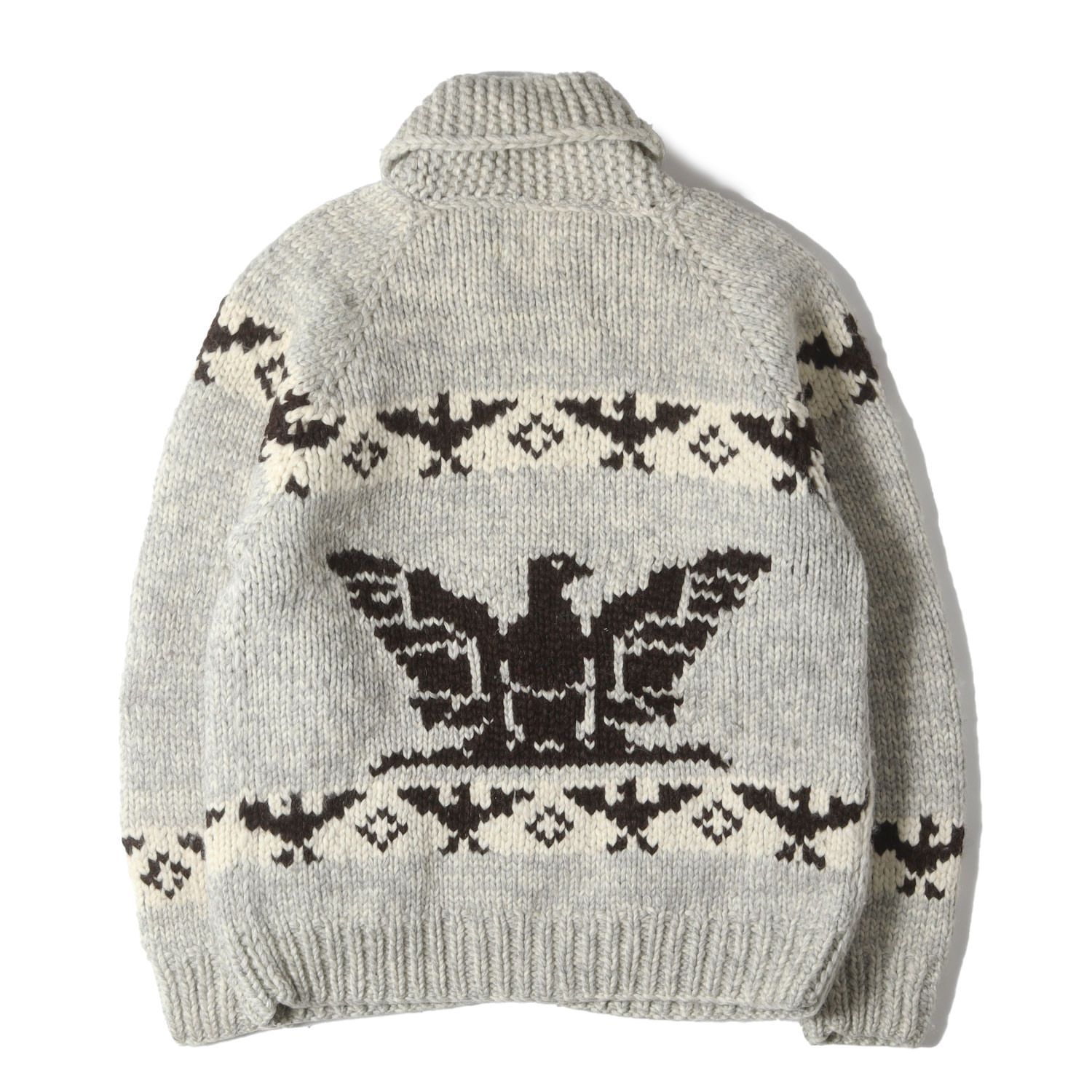 【試着のみ】Kanata カナタ カウチンニット サンダーバード カナダ製 KANATA】 カナタ サンダーバード カウチンニットセーター カナダ製