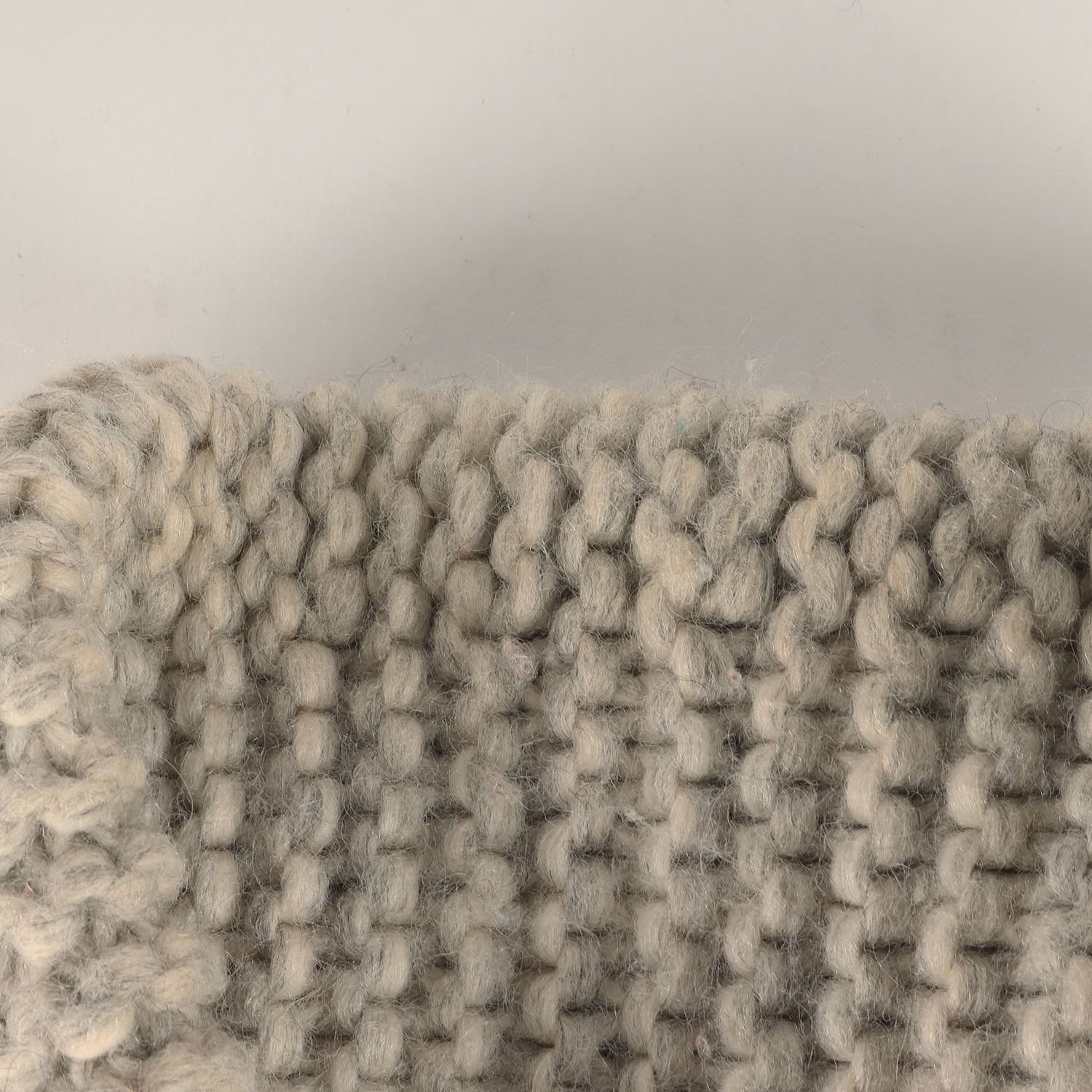 KANATA カナタ カウチン ライトグレー アイボリー サイズ:L/XL相当