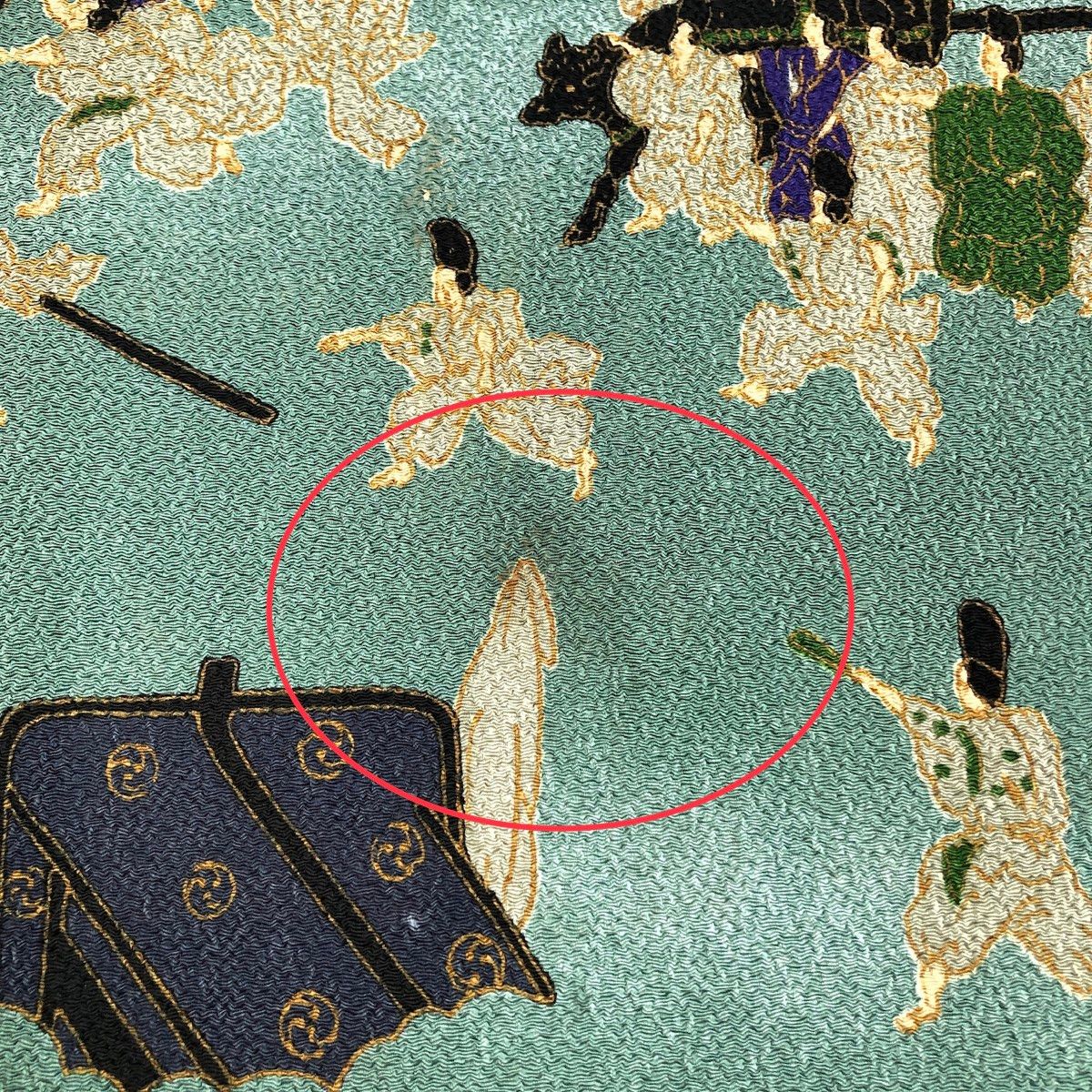 詩仙堂 シセンドウ ワンピース 和柄/ちりめん/総柄/ヒトシタムラ