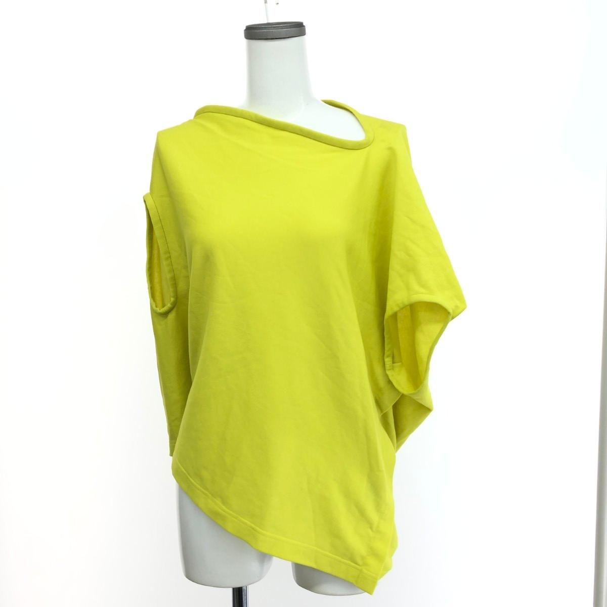 ISSEY MIYAKE イッセイミヤケ 変形カットソー サイズ:2 ノースリーブ IL61JK741   イエロー レディース / 240002232211 ISSEY MIYAKE イッセイミヤケ 変形カットソー サイズ:2 ノースリーブ