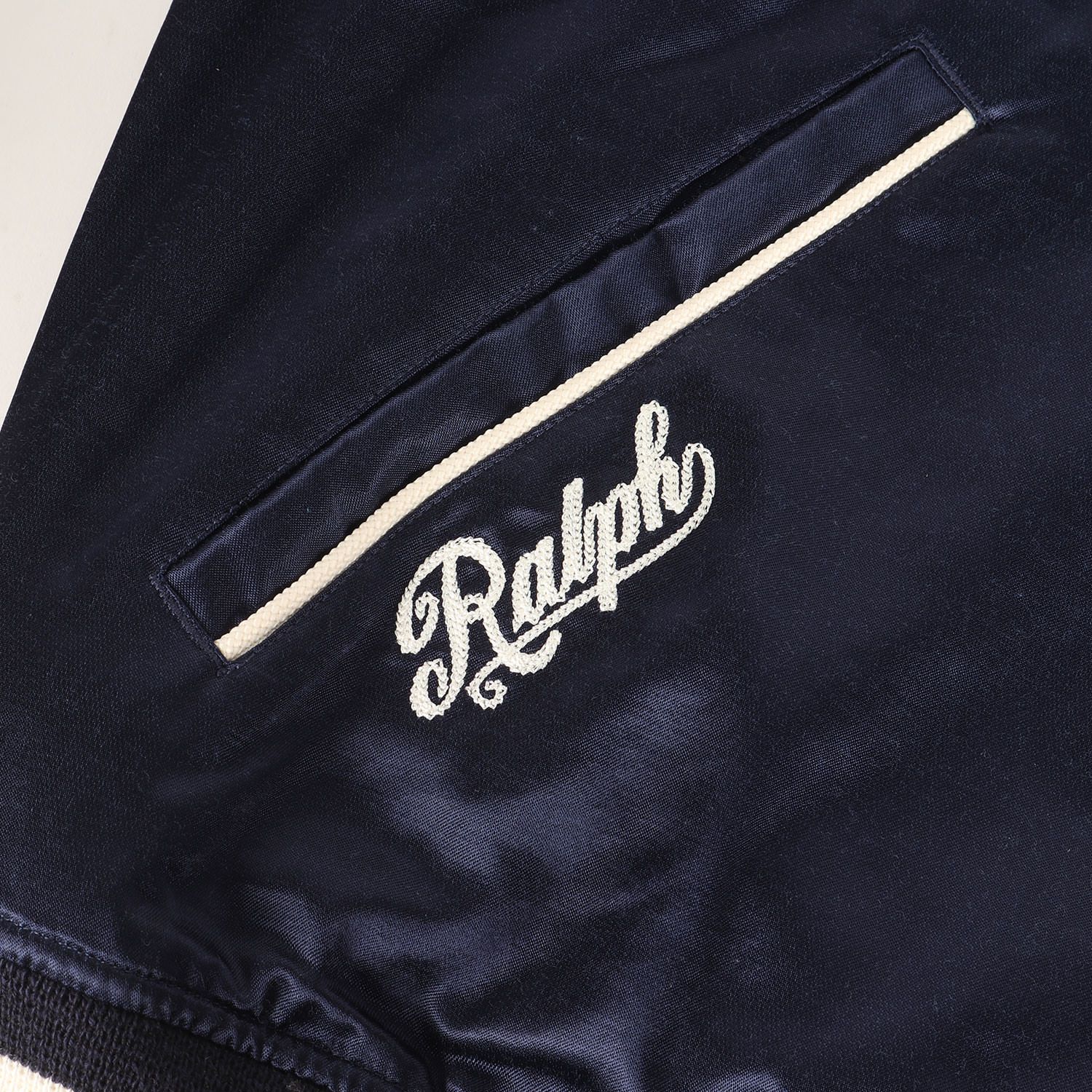 美品】POLO Ralph Lauren ポロ ラルフローレン スタジャン ネイビー 紺